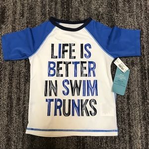 Kids Rashguard Short Sleeve Top 3T Boys Girls